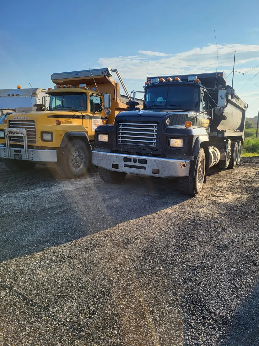 Sand and aggregate hauling
